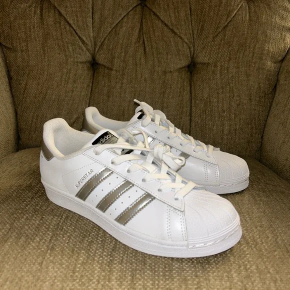 adidas Originals | Shoes | Adidas Superstar Silver Shoes | Poshmark